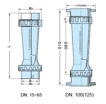 LZS-150、LZS-125、LZS-100、LZS-80、LZS-65、LZS-50、LZS-40、LZS-25、LZS-15塑料管浮子流量計